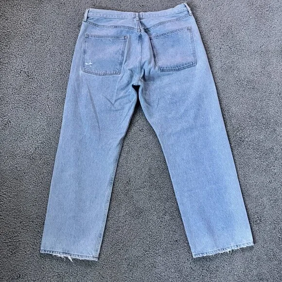AGOLDE 90's Straight-Leg Jeans -Women's Size 34 -Organic Cotton - Loose Fit -EUC - Picture 4 of 12
